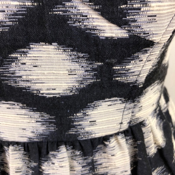 Shoshana Navy Blue/ Ivory Strapless Cocktail Dress - Picture 4 of 6